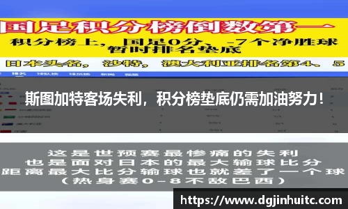 斯图加特客场失利，积分榜垫底仍需加油努力！